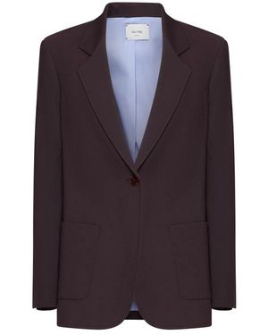 Alysi Jassen ,Rood ,Polyester Rode Monopetto Jas - Blauw
