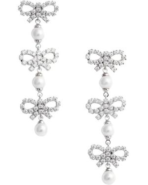 Self-Portrait Earrings - Blanco