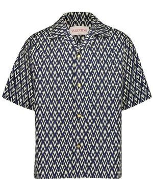 Valentino Garavani Short Sleeve Shirts - Black