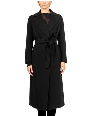 Max Mara Belted Coats - Zwart