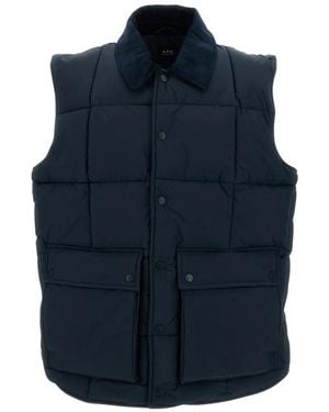 A.P.C. Waistcoats - Blue