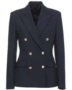Dondup Double-Breasted Blazer - Blauw