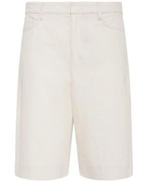 Max Mara Long Shorts - White