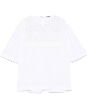 Vivetta Tops ,Wit ,Katoen T-Shirts