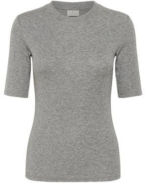 Kaffe T-Shirts - Grigio