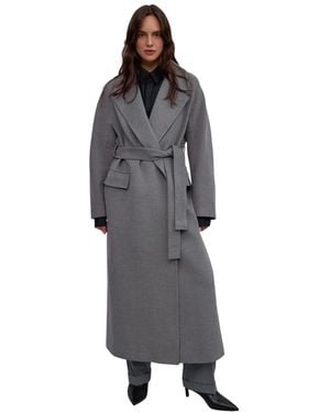 ESTRO Belted Coats - Grey