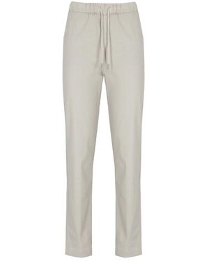 Panicale Schmale Hose Mit Kordelzug - Grau