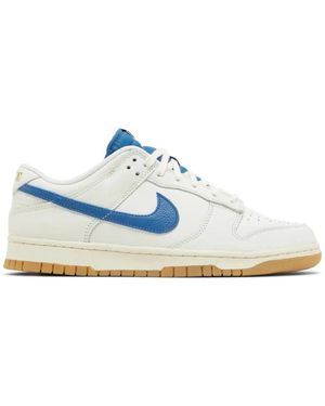 Nike Fitness ,Wit ,Leer Dunk Low Se - Blauw