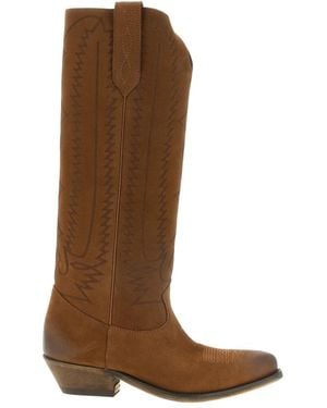 Golden Goose Cowboy & Biker Boots - Brown