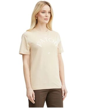 Patou Logo Print T-Shirt - Natur