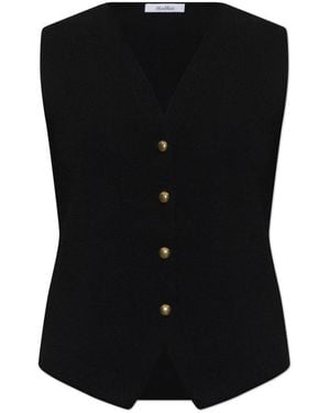 Max Mara Jassen ,Zwart ,Vests