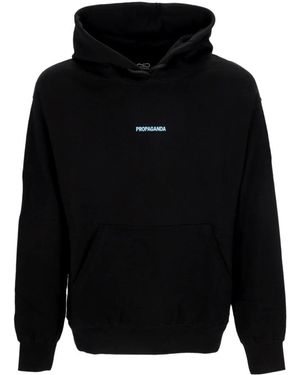 Propaganda Zwarte Hoodie Met Slangenprint