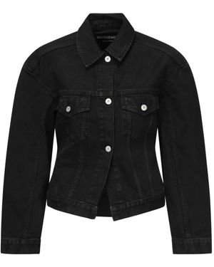 Jacquemus De-Nîmes Jacke - Schwarz