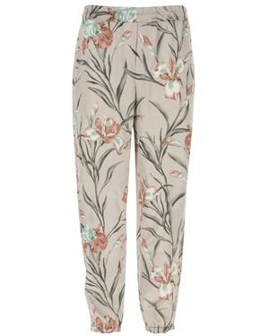Saint Laurent Straight Trousers - Natural