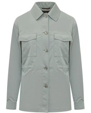 Moorer Jassen ,Blauw ,Nakia Jacket - Grijs