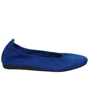 Arche Blaue Ballerinas Mit Latexsohle