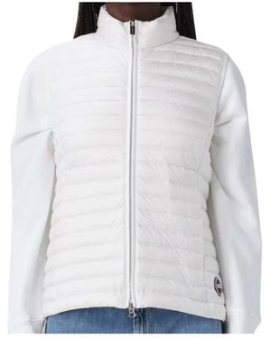 Colmar Fitness ,Wit ,Nylon Lichtgewicht Dons Gilet - Grijs
