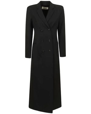 Dries Van Noten Double-Breasted Coats - Negro