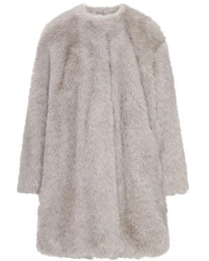 Max Mara Faux Fur & Shearling Jackets - Grey