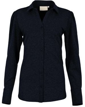 Maicazz Overhemden ,Blauw ,Leer Payden Blouse