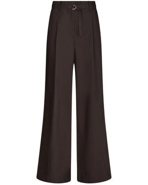 Neo Noir Wide Trousers - Brown