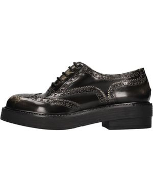 Strategia Laced Shoes - Black