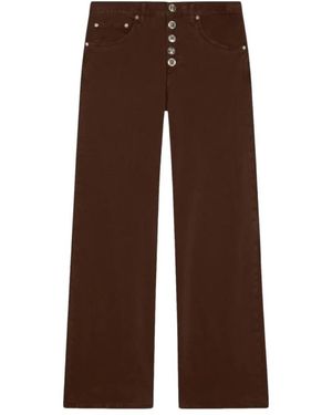 Dondup Wide Jeans - Brown