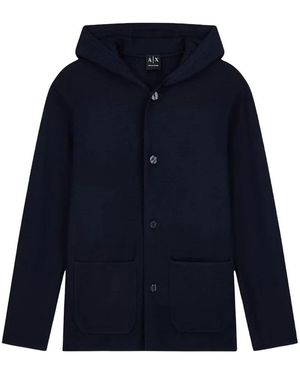 ARMANI EXCHANGE Cardigans - Blue