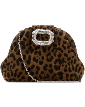 AMINA MUADDI Clutches - Brown