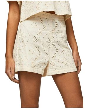 Pepe Jeans Short Shorts - Natural