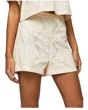 Pepe Jeans Short Shorts - Natural