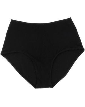 Norma Kamali High Rise Boy Panty - Zwart