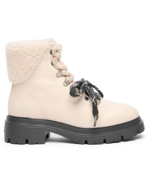 Stuart Weitzman Winter Boots - Natural