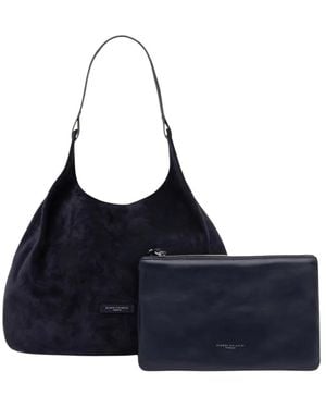 Gianni Chiarini Tassen ,Blauw ,Leer Dua Shopper