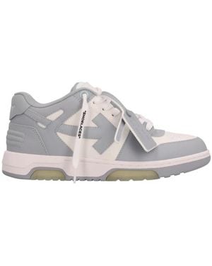 Off-White c/o Virgil Abloh Schoenen ,Blauw ,Leer Out Of Office Sneakers - Grijs