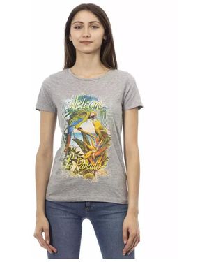Trussardi Action Kurzarm-T-Shirt - Grau