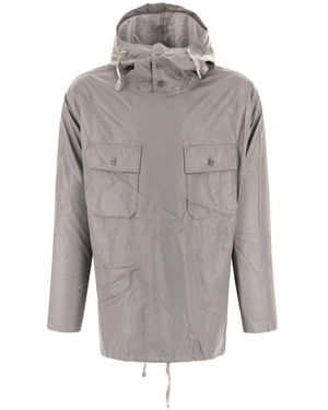 Engineered Garments Graue Cagoule Jacke Mit Militäreinflüssen