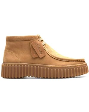 Clarks Lace-Up Boots - Marron