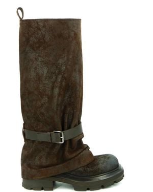 Elena Iachi Shoes > boots > high boots - Marron