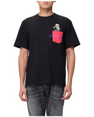Karl Lagerfeld Pocket Tee Duck Print - Zwart