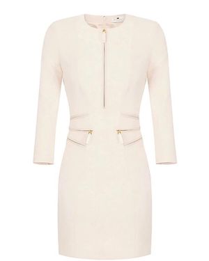 Elisabetta Franchi Short Dresses - Natural