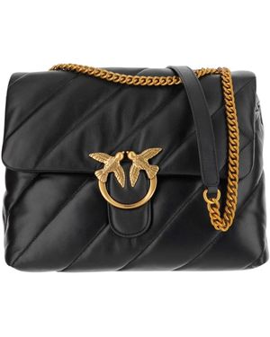 Pinko Love Big Puff Bag - Schwarz
