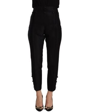 DSquared² Cropped Trousers - Black