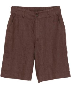 Yerse Casual Shorts - Marrón