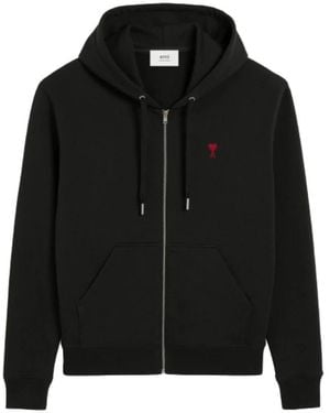 Ami Paris Zip-Throughs - Black