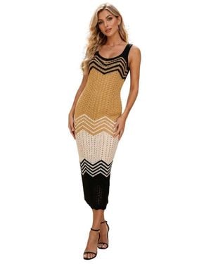 Akep Knitted Dresses - Metallic