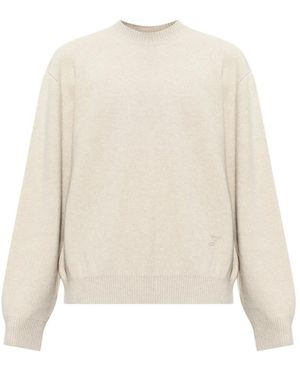 Jacquemus Truien & Vesten ,Wol Wol Trui 'Pelota' - Wit