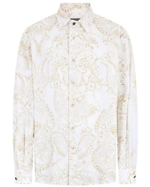 Roberto Cavalli Casual Shirts - White