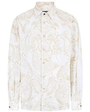 Roberto Cavalli Casual Shirts - White