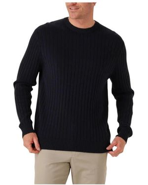 Profuomo Round-Neck Knitwear - Black
